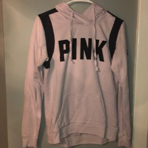 VS PINK purple and black hoodie, size XS